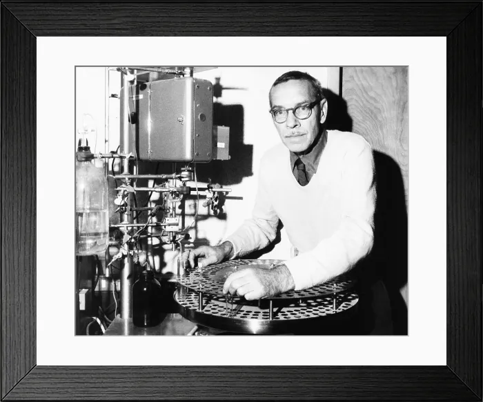Framed Print : Dr. Alfred D. Hershey, 60, awarded 1969 Nobel Prize for Medicine. Oct. 16, 1969. Dr Framed Print : Dr. Alfred D. Hershey, 60, awarded 1969 Nobel Prize for Medicine. Oct. 16, 1969. Dr