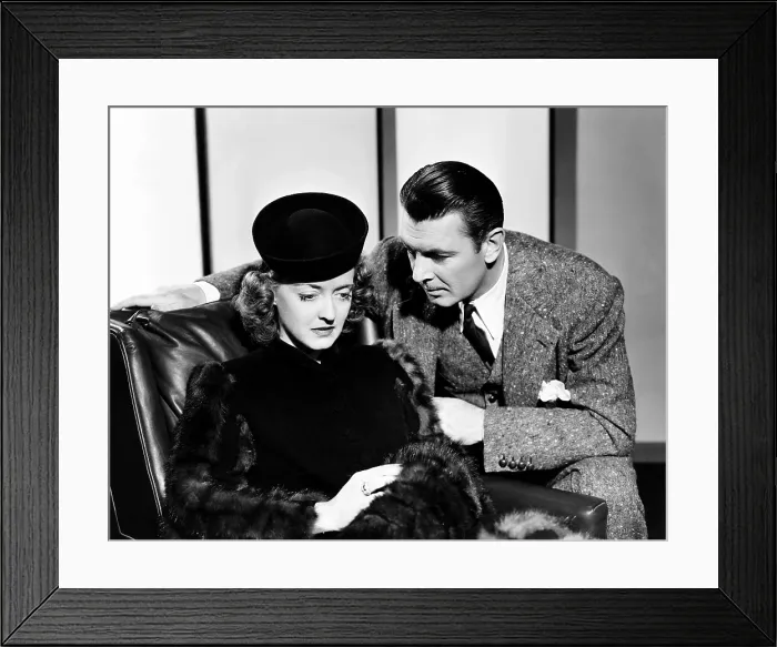 Framed Print : DARK VICTORY, from left, Bette Davis, George Brent, 1939