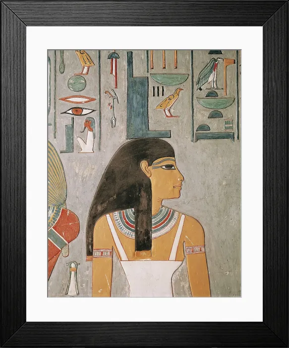 Framed Print : EGYPT. Dayr al-Bahri. Valley of the Kings. Tomb of Horemheb. The goddess Isis. Egyptian art. New Kingdom. Fresco. AISA / Everett Collection**US SALES ONLY** Framed Print : EGYPT. Dayr al-Bahri. Valley of the Kings. Tomb of Horemheb. The goddess Isis. Egyptian art. New Kingdom. Fresco. AISA / Everett Collection**US SALES ONLY**