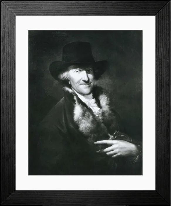 Framed Print : WEITSCH, Friedrich Georg (1758-1828). Portrait of Wilhelm Friedemann Bach. Oil on canvas. AISA / Everett Collection**US SALES ONLY**