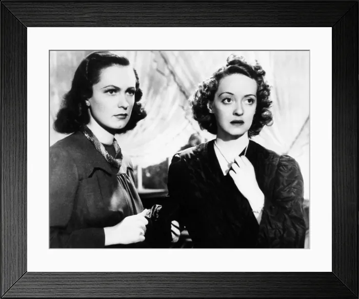 Framed Print : DARK VICTORY, from left, Geraldine Fitzgerald, Bette Davis, 1939