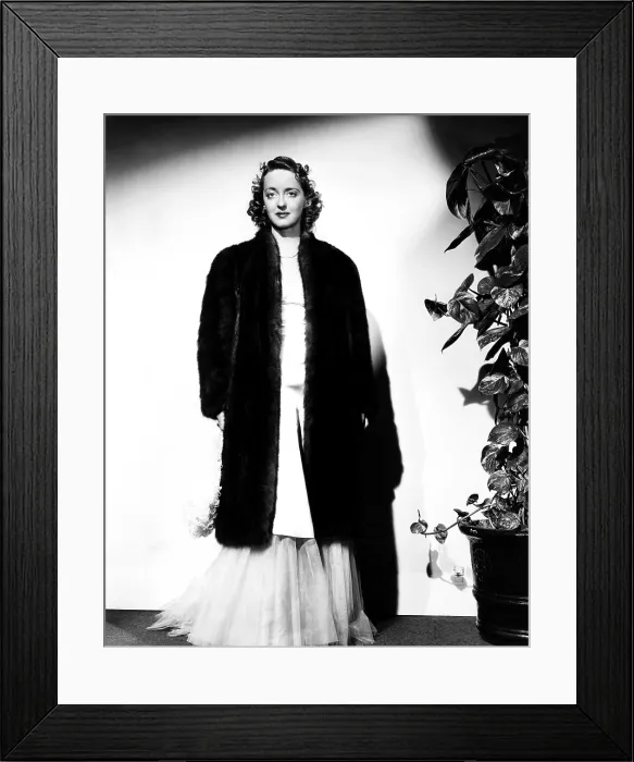 Framed Print : DARK VICTORY, Bette Davis, in a gown by Orry-Kelly, 1939