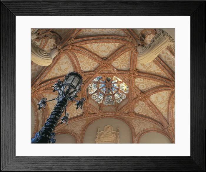 Framed Print : DOMENECH I ROURA, Pere (1881-1962); DOMENECH I MONTANER, Lluis (1850-1923). Hospital de la Santa Creu i de Sant Pau (Saint Paul's and Holy Cross Hospital). SPAIN. Barcelona Framed Print : DOMENECH I ROURA, Pere (1881-1962); DOMENECH I MONTANER, Lluis (1850-1923). Hospital de la Santa Creu i de Sant Pau (Saint Paul's and Holy Cross Hospital). SPAIN. Barcelona