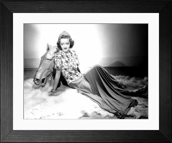 Framed Print : DARK VICTORY, Bette Davis, in an ensemble by Orry-Kelly, 1939
