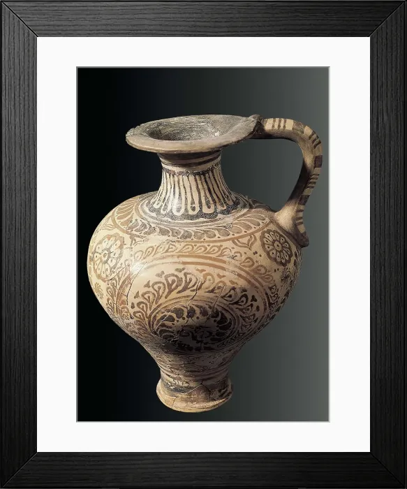 Framed Print : Vase with floral motifs. ca. 1500 BC. Minoan art / Cretan art. Late Minoan period. Ceramics. GREECE. Iraklion. Archaeological Museum. Proc: GREECE. CRETE. Palaikastro Framed Print : Vase with floral motifs. ca. 1500 BC. Minoan art / Cretan art. Late Minoan period. Ceramics. GREECE. Iraklion. Archaeological Museum. Proc: GREECE. CRETE. Palaikastro