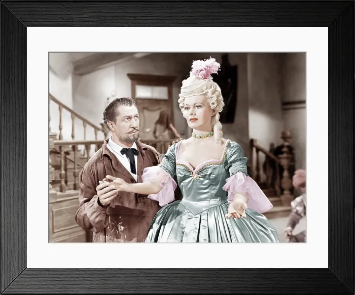 Framed Print : HOUSE OF WAX, from left: Vincent Price, Phyllis Kirk, 1953