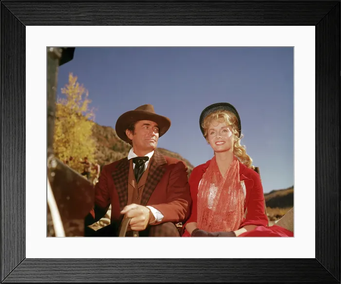 Framed Print : HOW THE WEST WAS WON, Gregory Peck, Debbie Reynolds, 1962