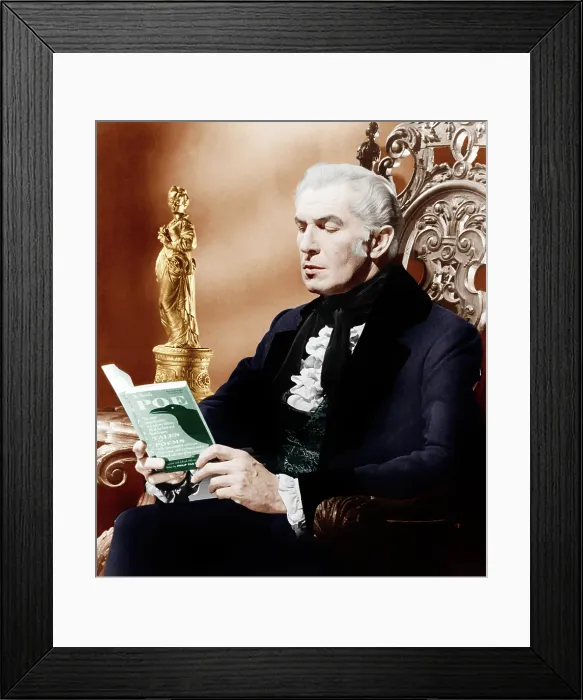 Framed Print : HOUSE OF USHER, Vincent Price 1960 Framed Print : HOUSE OF USHER, Vincent Price 1960