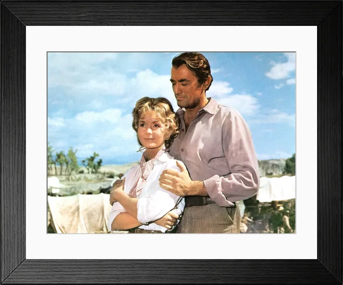 Framed Print : HOW THE WEST WAS WON, from left: Debbie Reynolds, Gregory Peck, 1962 Framed Print : HOW THE WEST WAS WON, from left: Debbie Reynolds, Gregory Peck, 1962