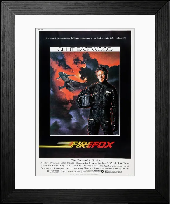 Framed Print : FIREFOX, US poster art, Clint Eastwood, 1982, Warner Brothers / courtesy Everett Framed Print : FIREFOX, US poster art, Clint Eastwood, 1982, Warner Brothers / courtesy Everett