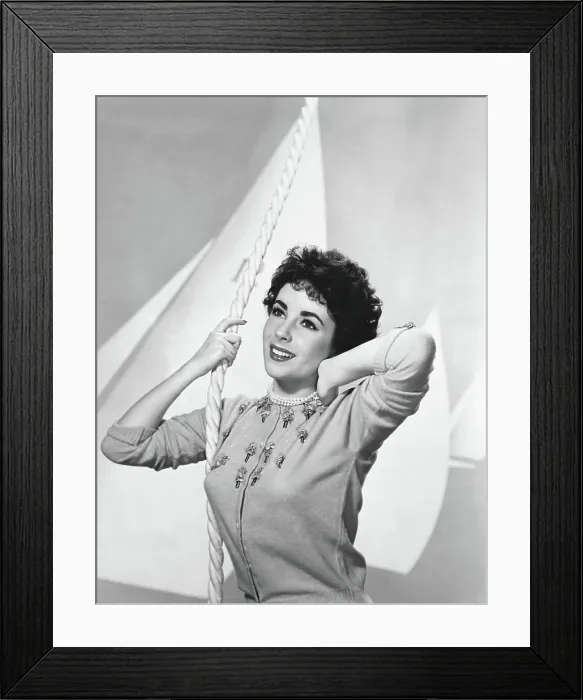 Framed Print : Elizabeth Taylor, early 1950s