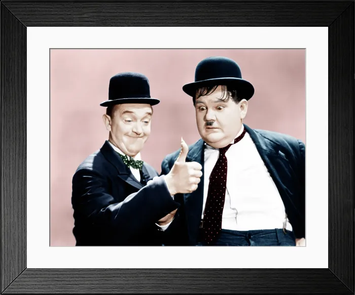 Framed Print : WAY OUT WEST, from left: Stan Laurel, Oliver Hardy, [aka Laurel and Hardy], 1937
