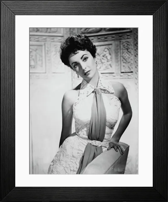 Framed Print : Elizabeth Taylor, early 1950s