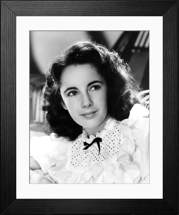 Framed Print : Elizabeth Taylor, ca. 1946
