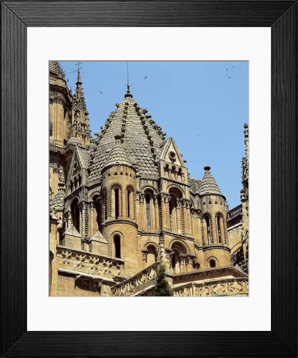 Framed Print : SPAIN. Salamanca. Old Cathedral. Ribbed vault known as 'Torre del Gallo' (Cock Tower), romanesque building with byzantine influences. Romanesque art. Architecture