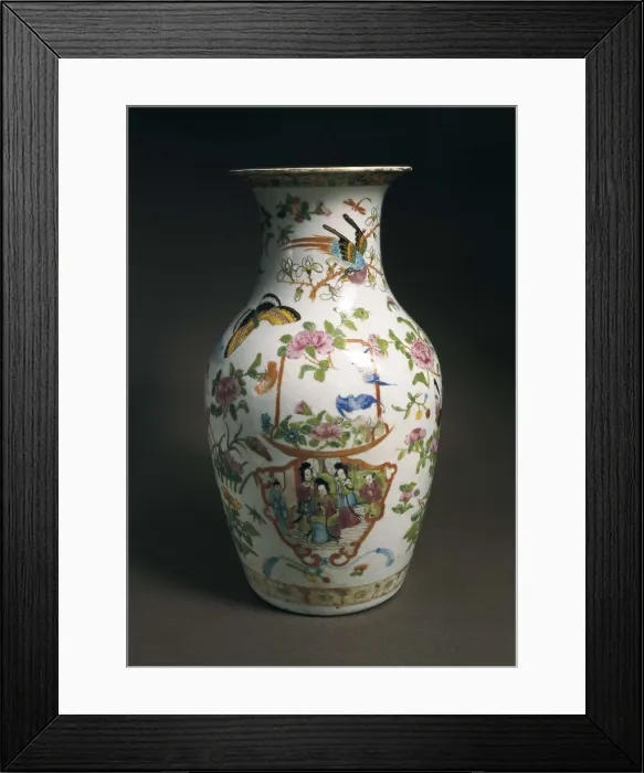 Framed Print : Vase. Chinese art. Qin period. China / Porcelain. ITALY. Faenza. Museo Internazionale delle Ceramiche in Faenza (International Museum of Ceramics in Faenza) Framed Print : Vase. Chinese art. Qin period. China / Porcelain. ITALY. Faenza. Museo Internazionale delle Ceramiche in Faenza (International Museum of Ceramics in Faenza)