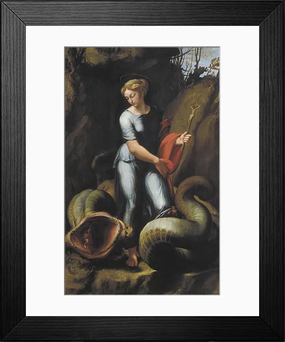 Framed Print : Raphael (1483-1520). St. 1520. Renaissance art. Cinquecento. Oil on wood. AUSTRIA. Vienna. Kunsthistorisches Museum Vienna (Museum of Art History)