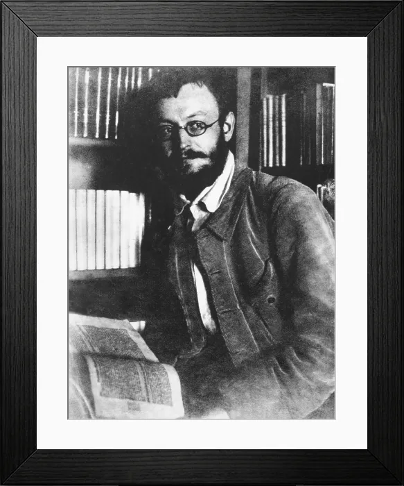 Framed Print : German writer Herman Hesse in 1909, German-Swiss writer and poet. He received the 1946 Nobel Prize in Literature. (CSU_2015_9_964)