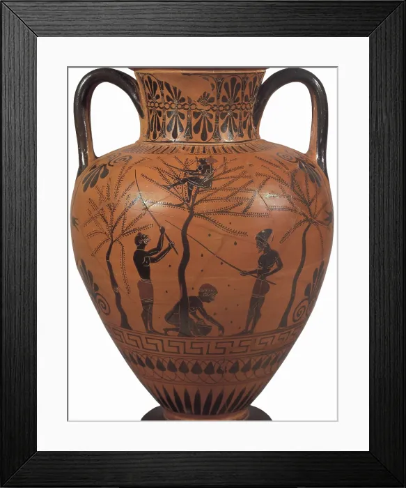 Framed Print : Amphora. 530 -510 BC. Archaic Greek art. Ceramics. UNITED KINGDOM. London. The British Museum. AISA / Everett Collection**US SALES ONLY**