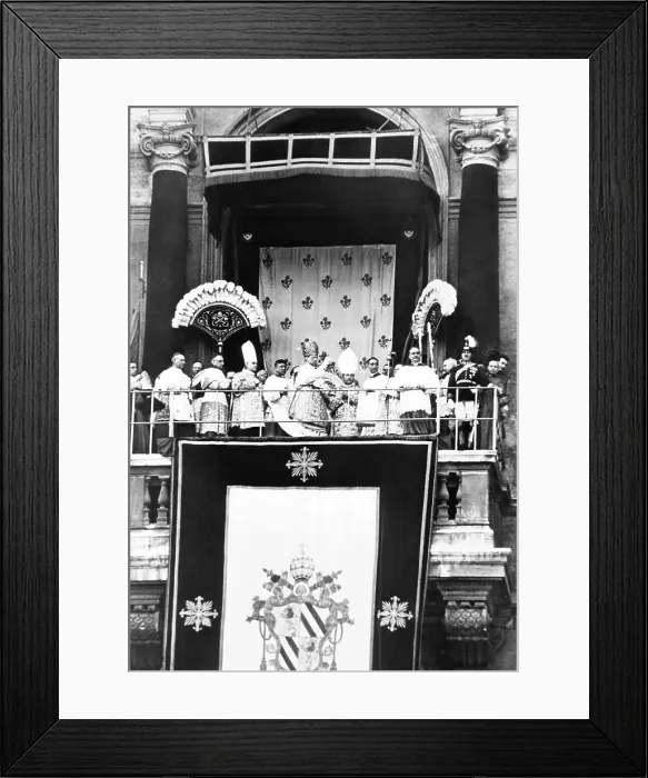 Framed Print : Coronation of Pope Pius XII, March 12, 1939 Framed Print : Coronation of Pope Pius XII, March 12, 1939