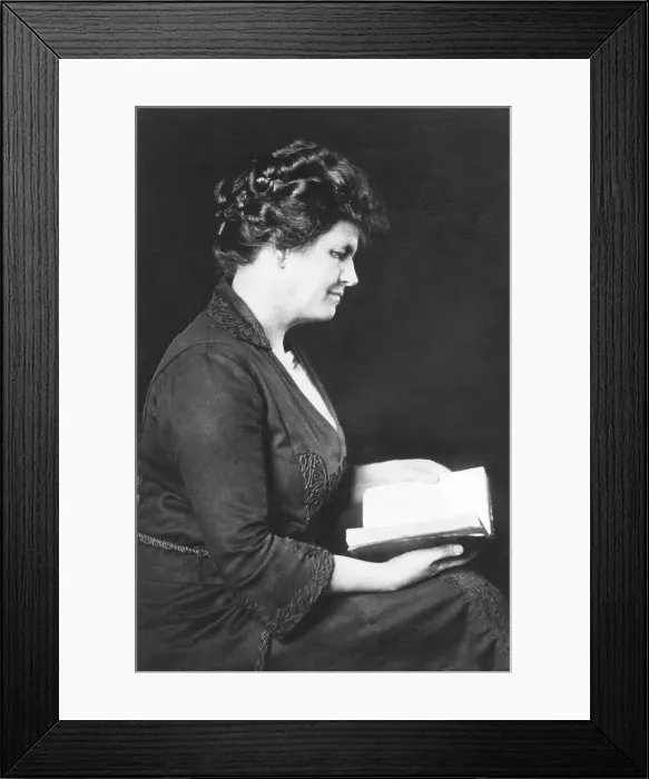 Framed Print : Grace Livingston Hill, early 20th-century American novelist. Ca. 1920. She wrote under her real name and the pseudonym Marcia Macdonald