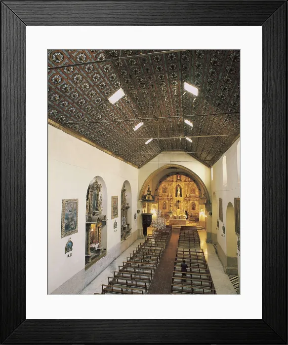 Framed Print : BOLIVIA. CHUQUISACA. Sucre. Church of San Francisco (1581). Detail of the coffered ceiling (mudejar style influence). AISA / Everett Collection**US SALES ONLY** Framed Print : BOLIVIA. CHUQUISACA. Sucre. Church of San Francisco (1581). Detail of the coffered ceiling (mudejar style influence). AISA / Everett Collection**US SALES ONLY**