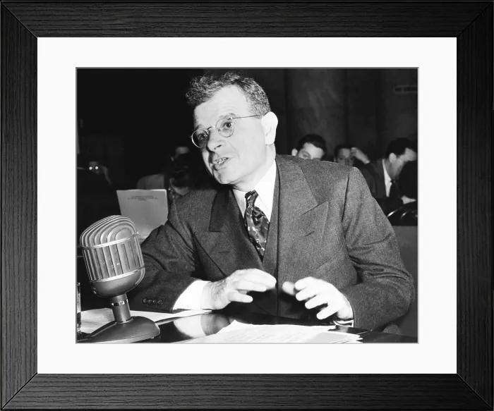 Framed Print : Sidney Hillman, Associate Director of the OPM (Office of Production Management)