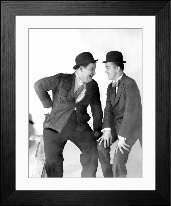 Framed Print : Stan Laurel and Oliver Hardy, ca. 1930s Framed Print : Stan Laurel and Oliver Hardy, ca. 1930s