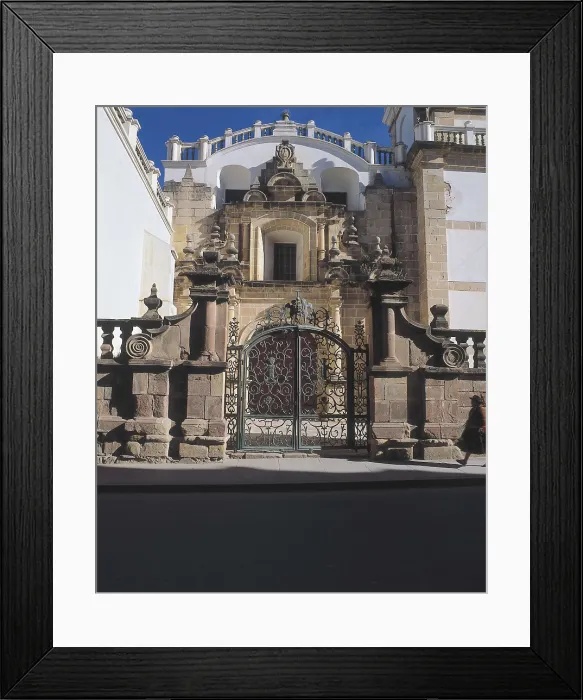 Framed Print : BOLIVIA. CHUQUISACA. Sucre. Cathedral of Sucre (1559). Baroque faade, built at the end of 17th c. by Jos Gonzales Merguette. AISA / Everett Collection**US SALES ONLY** Framed Print : BOLIVIA. CHUQUISACA. Sucre. Cathedral of Sucre (1559). Baroque faade, built at the end of 17th c. by Jos Gonzales Merguette. AISA / Everett Collection**US SALES ONLY**