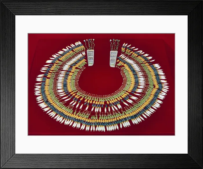 Framed Print : AISA / Everett Collection Wesekh collar. 1333 BC. Used as funereal ornament Framed Print : AISA / Everett Collection Wesekh collar. 1333 BC. Used as funereal ornament