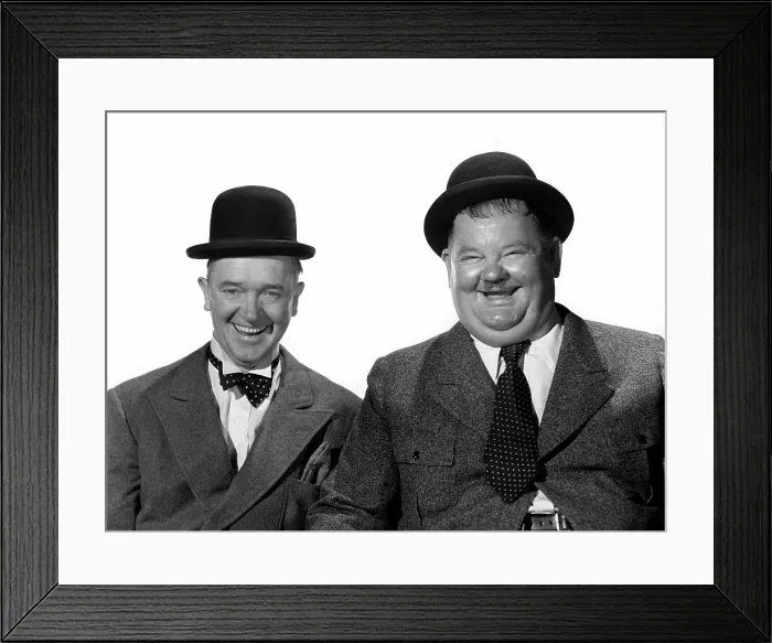 Framed Print : STAN LAUREL, OLIVER HARDY [Laurel and Hardy], c. 1940s