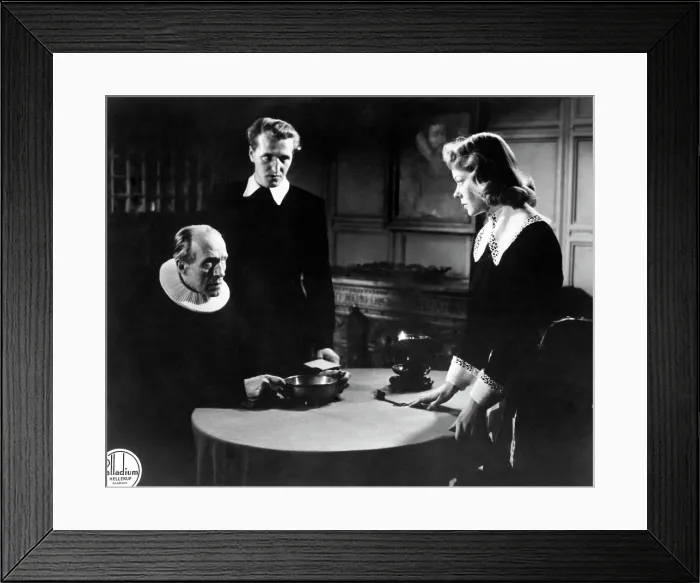Framed Print : DAY OF WRATH, (aka VREDENS DAG), Thorkild Roose, Preben Lerdorff, Lisbeth Movin, 1943