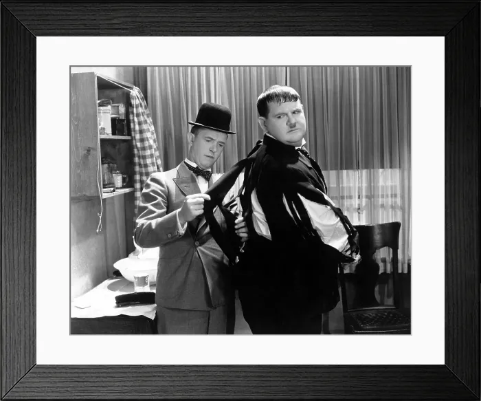 Framed Print : STAN LAUREL, OLIVER HARDY [Laurel & Hardy]