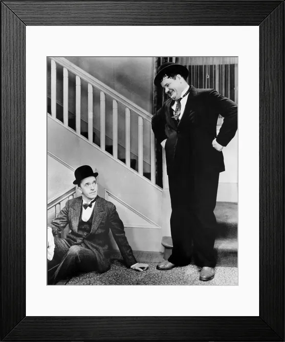 Framed Print : STAN LAUREL, OLIVER HARDY [Laurel & Hardy]