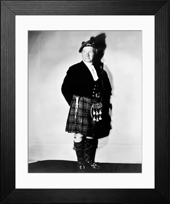 Framed Print : Sir Harry Lauder, ca. 1930s Framed Print : Sir Harry Lauder, ca. 1930s
