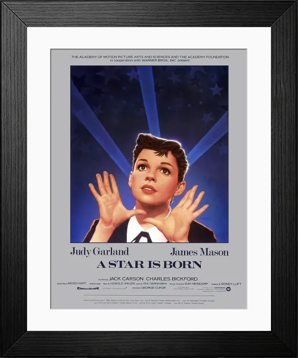 Framed Print : A STAR IS BORN, Judy Garland, 1954