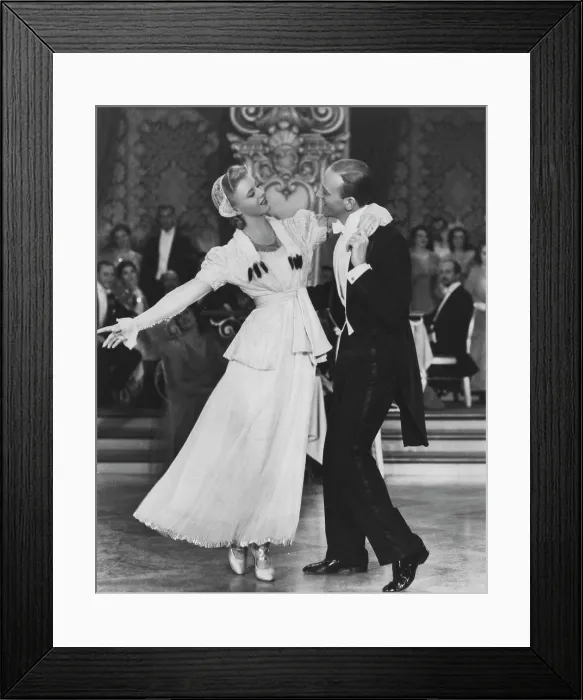 Framed Print : THE STORY OF VERNON AND IRENE CASTLE, from left: Ginger Rogers, Fred Astaire, 1939 Framed Print : THE STORY OF VERNON AND IRENE CASTLE, from left: Ginger Rogers, Fred Astaire, 1939