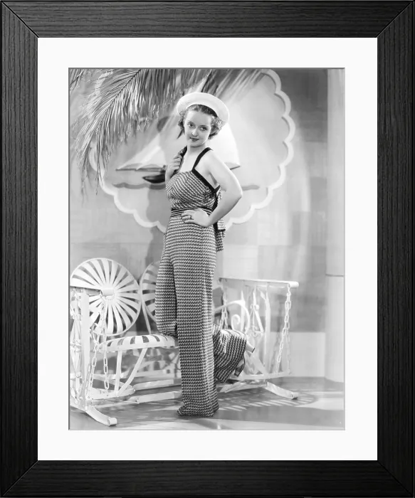Framed Print : Bette Davis, 1930s