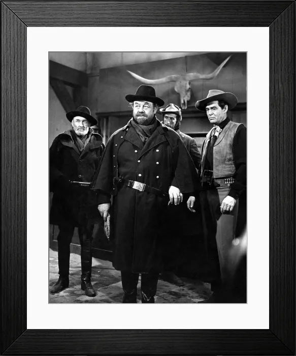 Framed Print : DAY OF THE OUTLAW, Burl Ives, Robert Ryan, 1959