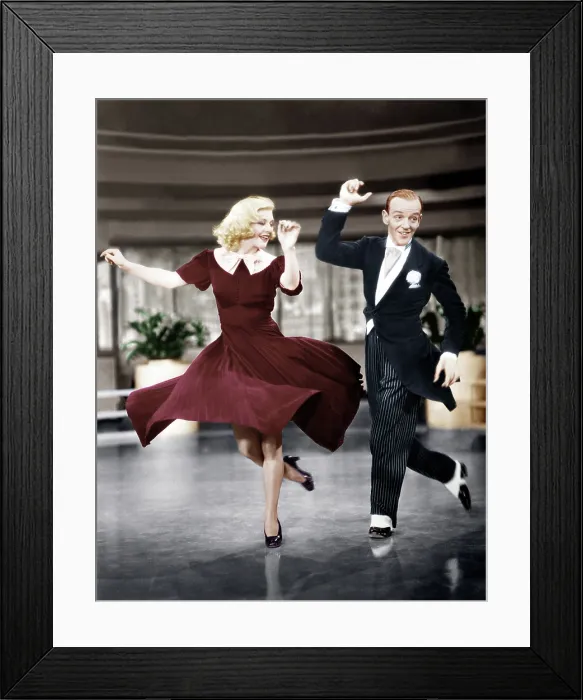 Framed Print : SWING TIME, from left: Ginger Rogers, Fred Astaire, 1936 Framed Print : SWING TIME, from left: Ginger Rogers, Fred Astaire, 1936