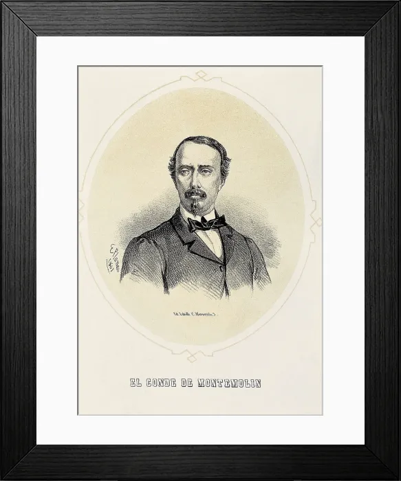 Framed Print : Charles VI, count of Montemoln. Litography. SPAIN. Madrid. National Library. AISA / Everett Collection**US SALES ONLY** Framed Print : Charles VI, count of Montemoln. Litography. SPAIN. Madrid. National Library. AISA / Everett Collection**US SALES ONLY**