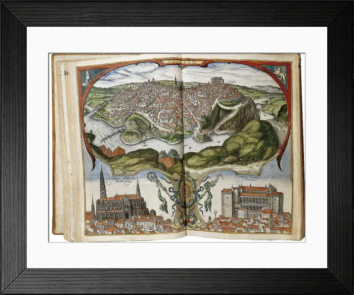 Framed Print : SPAIN. San Lorenzo de El Escorial. Royal Monastery of San Lorenzo de El Escorial. Toledo. By Franz Hogenberg (16th c.). Etching. AISA / Everett Collection**US SALES ONLY** Framed Print : SPAIN. San Lorenzo de El Escorial. Royal Monastery of San Lorenzo de El Escorial. Toledo. By Franz Hogenberg (16th c.). Etching. AISA / Everett Collection**US SALES ONLY**