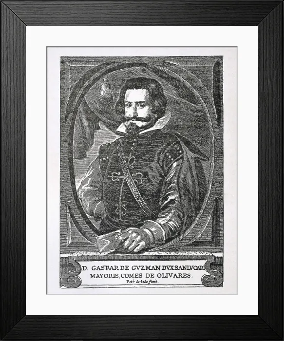 Framed Print : OLIVARES, Gaspar de Guzmn, conde-duque de (1587-1645). SPAIN. Zaragoza. Academia General Militar (General Military Academy). AISA / Everett Collection**US SALES ONLY**
