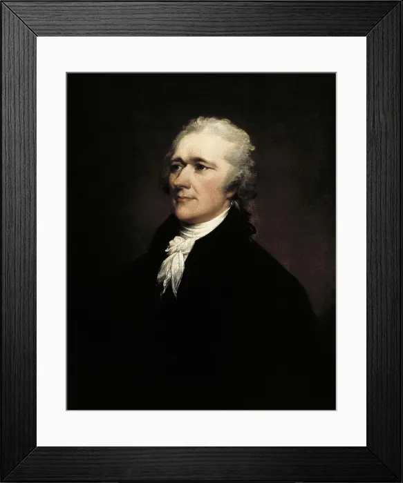 Framed Print : TRUMBULL, John (1756-1843). Alexander Hamilton. ca. 1806. Oil on canvas. UNITED STATES OF AMERICA. Washington. National Gallery of Art. AISA / Everett Collection**US SALES ONLY**