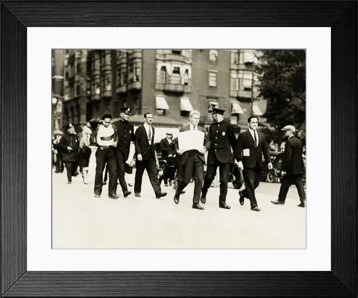 Framed Print : Socialists arrested in Boston, Mass. Harry Canter of N.Y