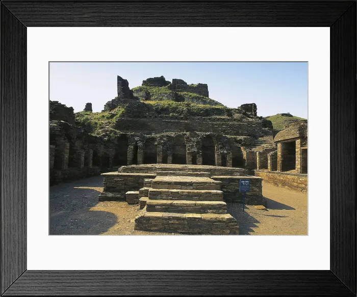 Framed Print : PAKISTAN. NORTH-WEST FRONTIER PROVINCE. The Buddhist monastic complex of Takht-i-Bahi or Throne of Origins (1st c.). Courtyard of stupas. AISA / Everett Collection**US SALES ONLY** Framed Print : PAKISTAN. NORTH-WEST FRONTIER PROVINCE. The Buddhist monastic complex of Takht-i-Bahi or Throne of Origins (1st c.). Courtyard of stupas. AISA / Everett Collection**US SALES ONLY**