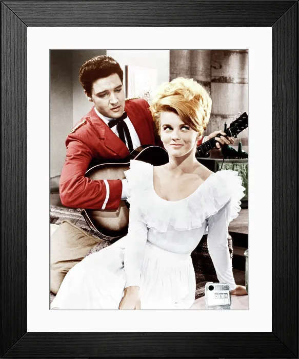 Framed Print : VIVA LAS VEGAS, from left: Elvis Presley, Ann-Margret, 1964