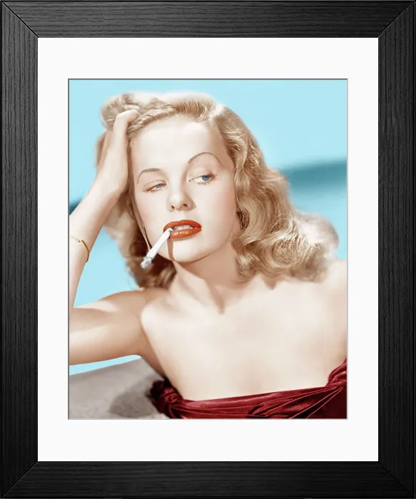 Framed Print : GUN CRAZY, (aka DEADLY IS THE FEMALE), Peggy Cummins, 1950