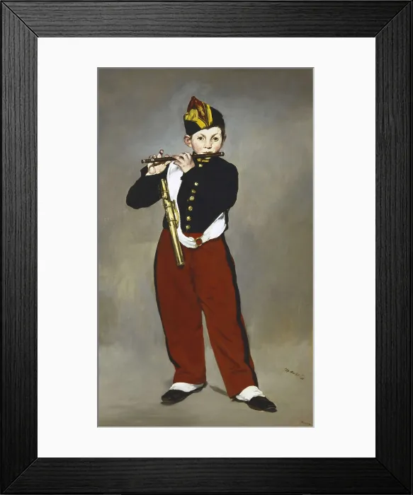 Framed Print : MANET, douard (1832-1883). The Fifer (Le fifre). 1866. Impressionism. Oil on canvas. FRANCE. Paris. Muse d'Orsay (Orsay Museum). AISA / Everett Collection**US SALES ONLY**