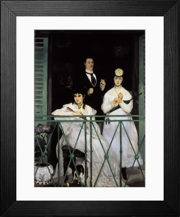 Framed Print : MANET, douard (1832-1883). The Balcony. 1868-1869
